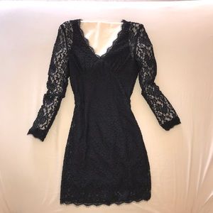 Adrianna Papell black evening dress